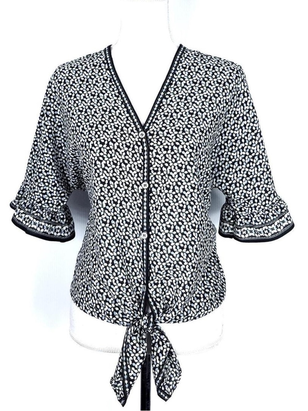 Max Studio Floral Blouse - Size XL